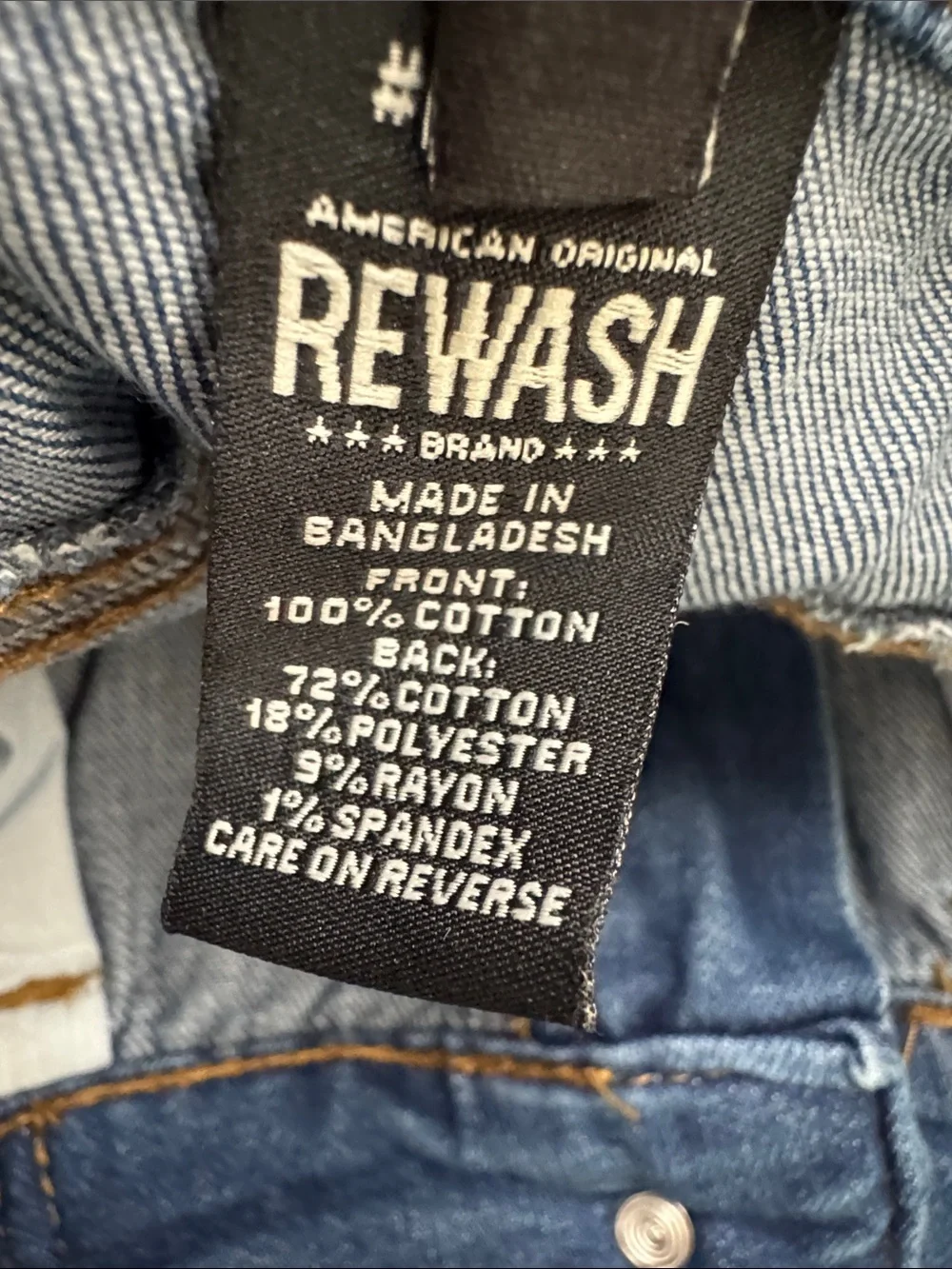 Rewash Medium Blue High-Rise Cropped Straight Jeans NWT 11